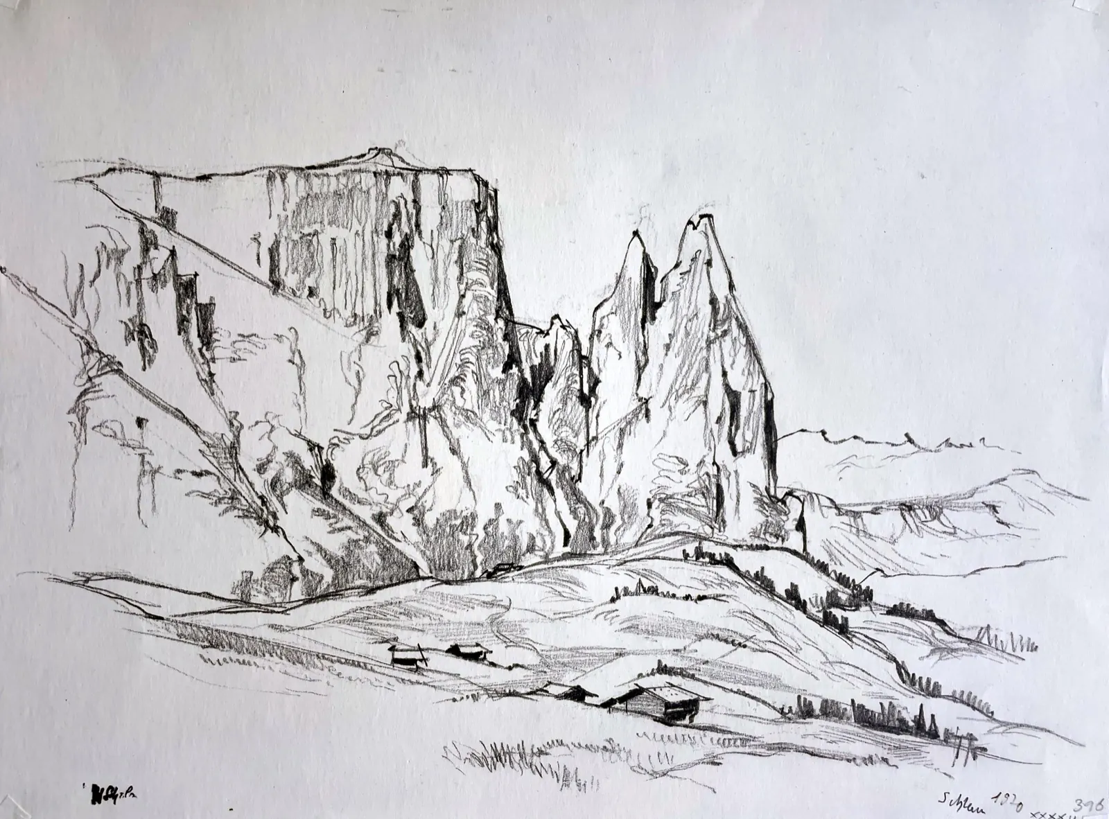Der Berg Schlern