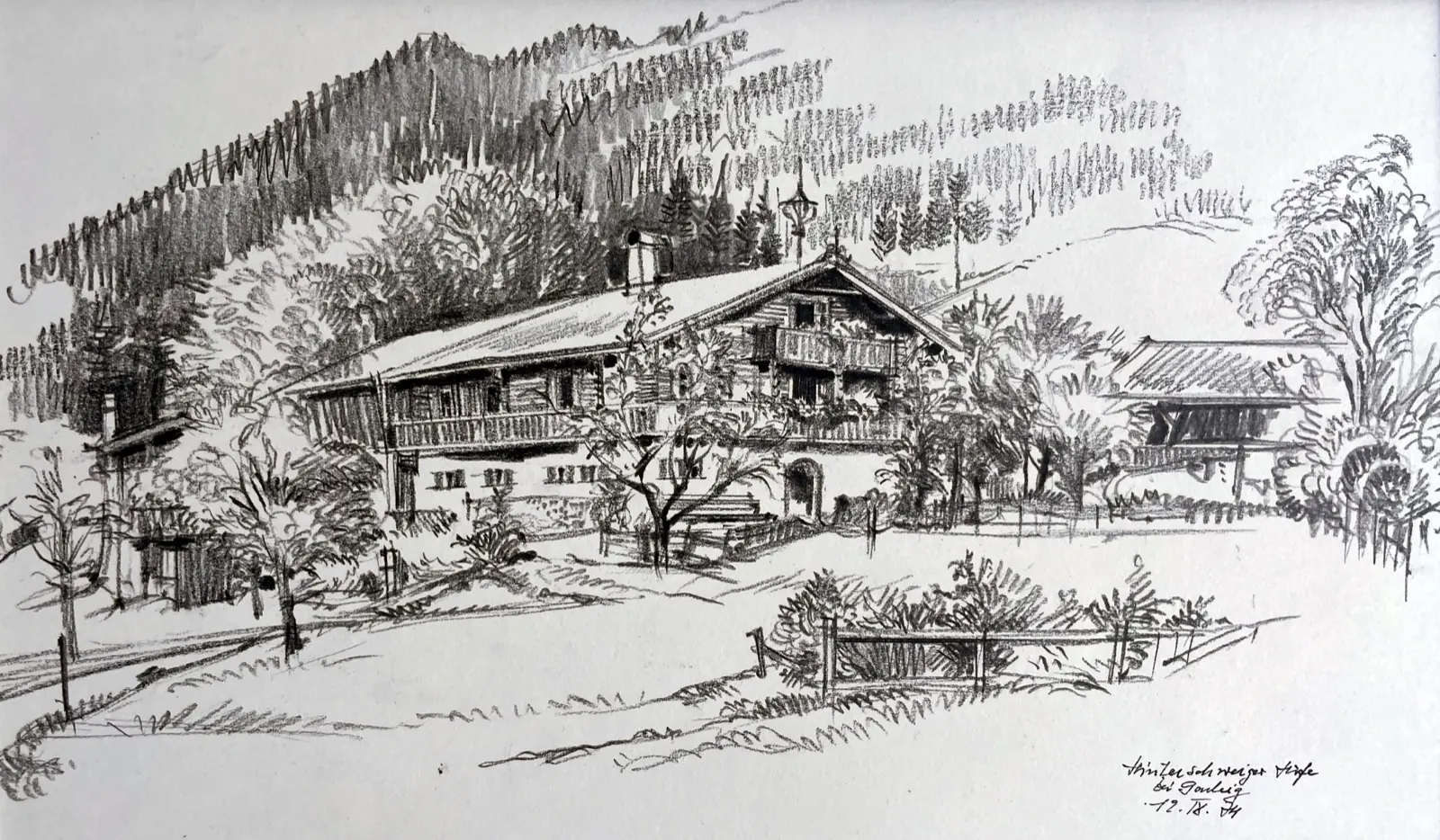 Hinterschwaiger Höfe in Gasteig bei Talkirchdorf
