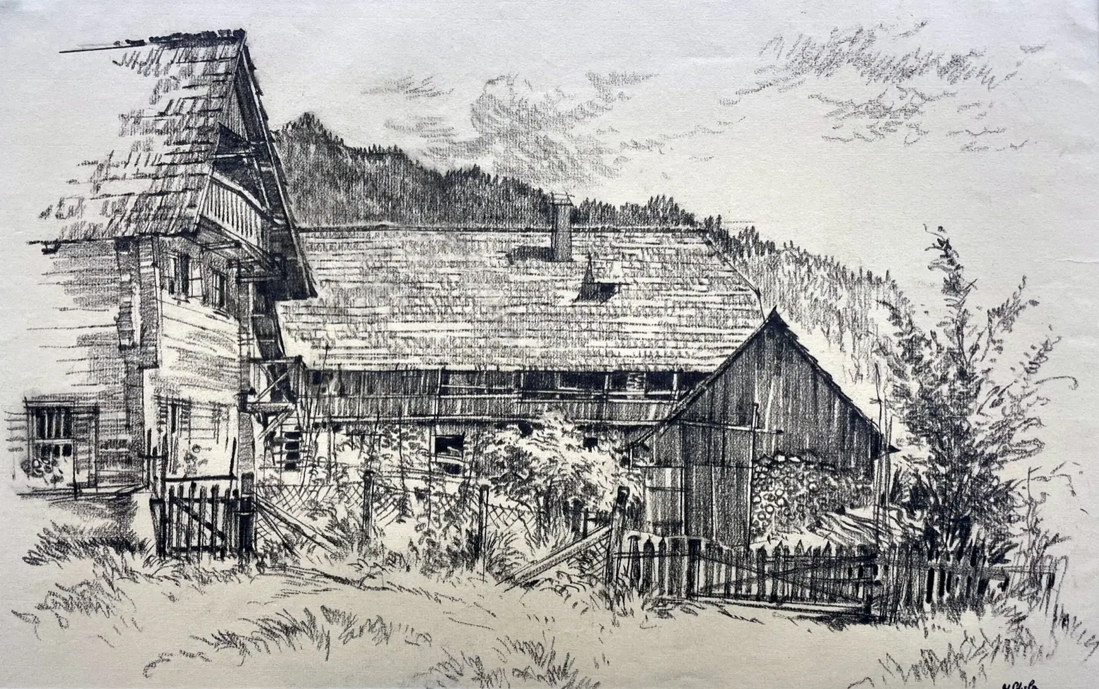 Altes Bauernhaus bei Fladnitz an der Teichalpe