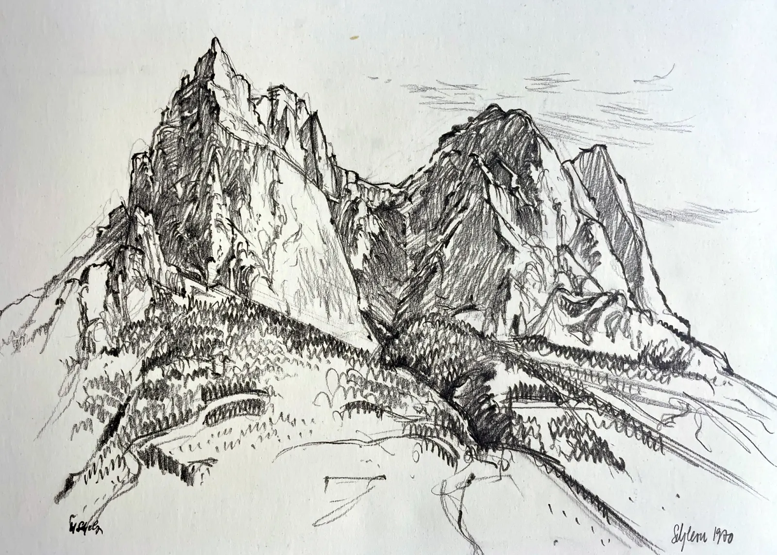Der Berg Schlern