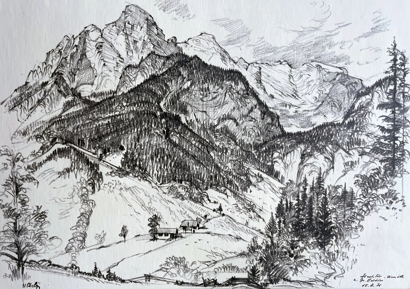 Der Berg Hochtor, Einöde und großer östlicher Gamsberg